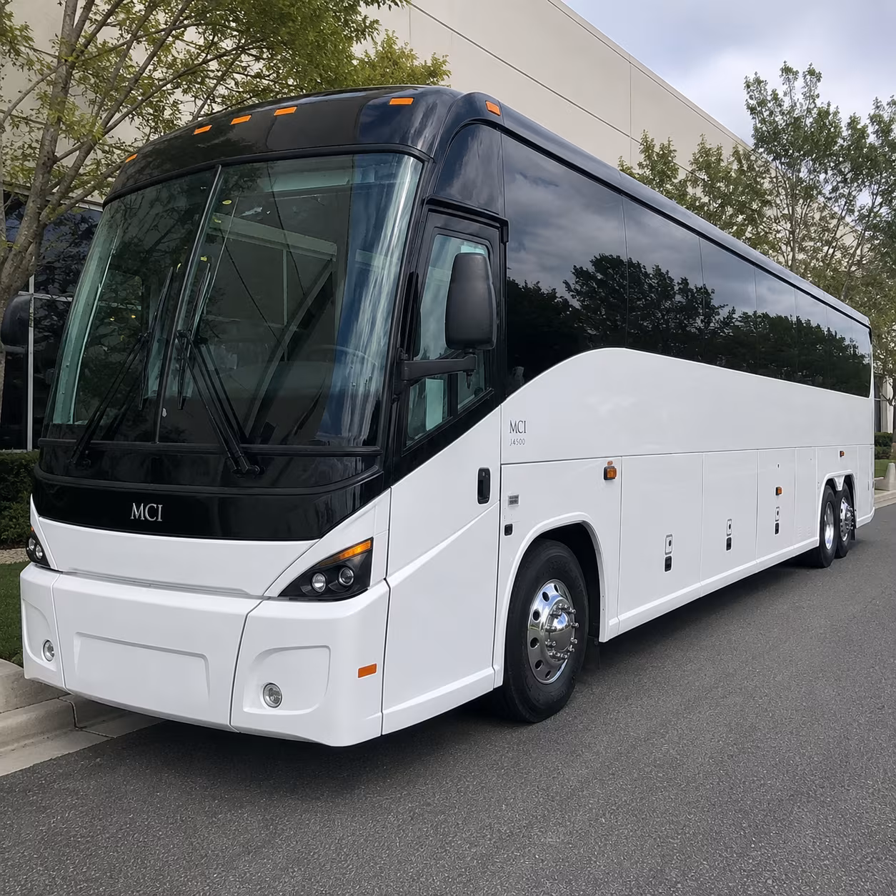 bellflower 56 passenger charter bus