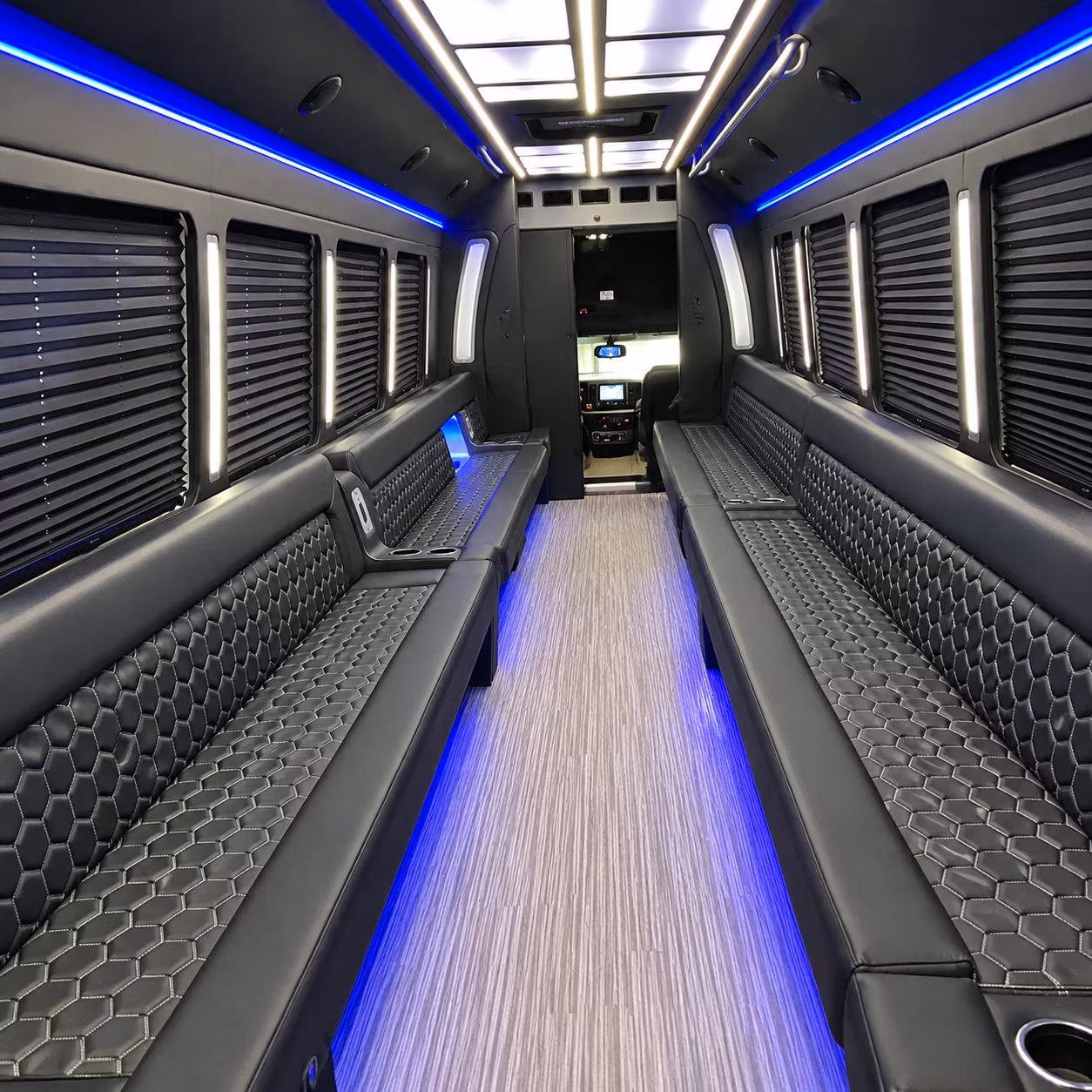 bellflower party bus interior