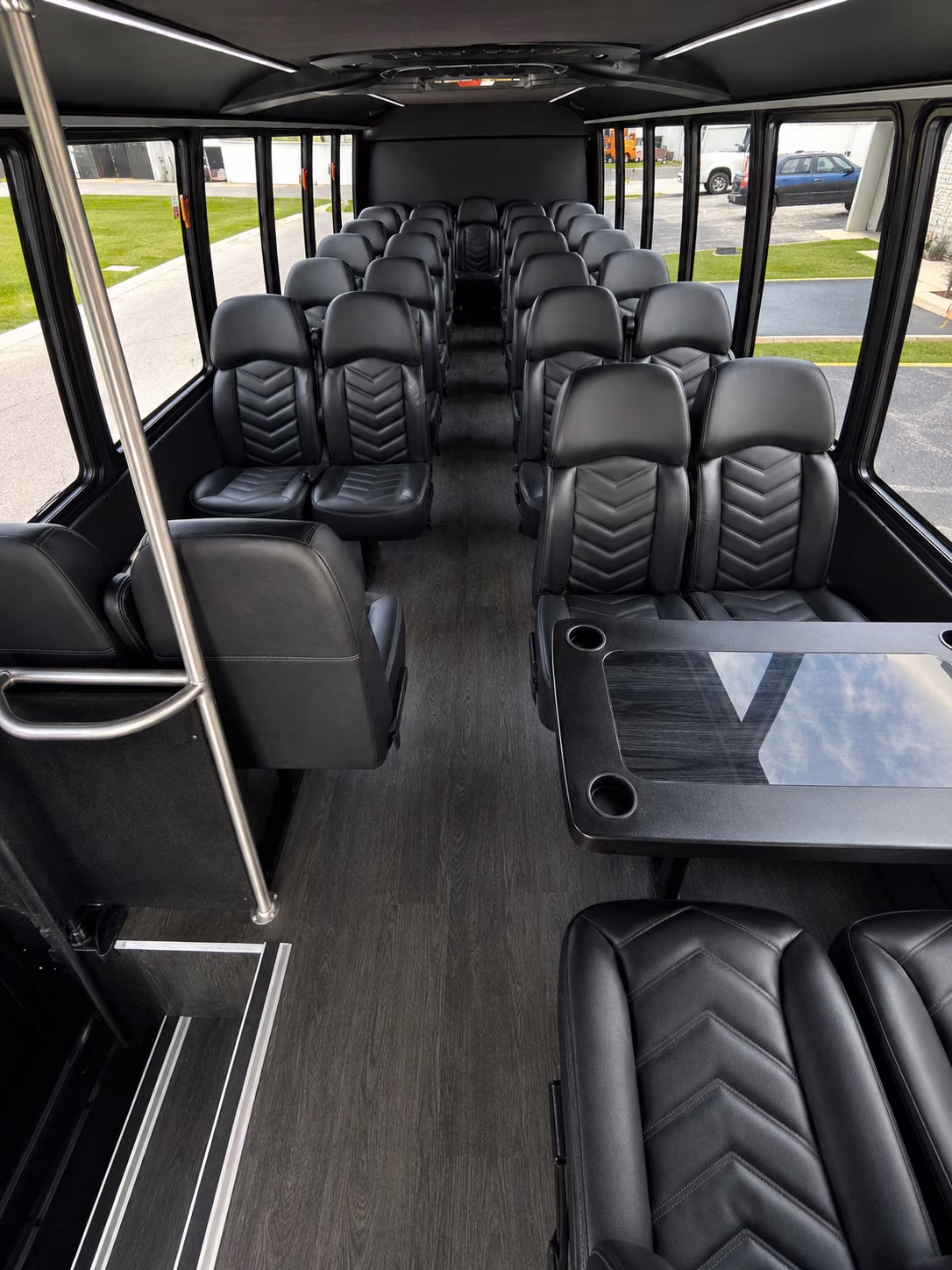 bellflower prom transportation onboard seating