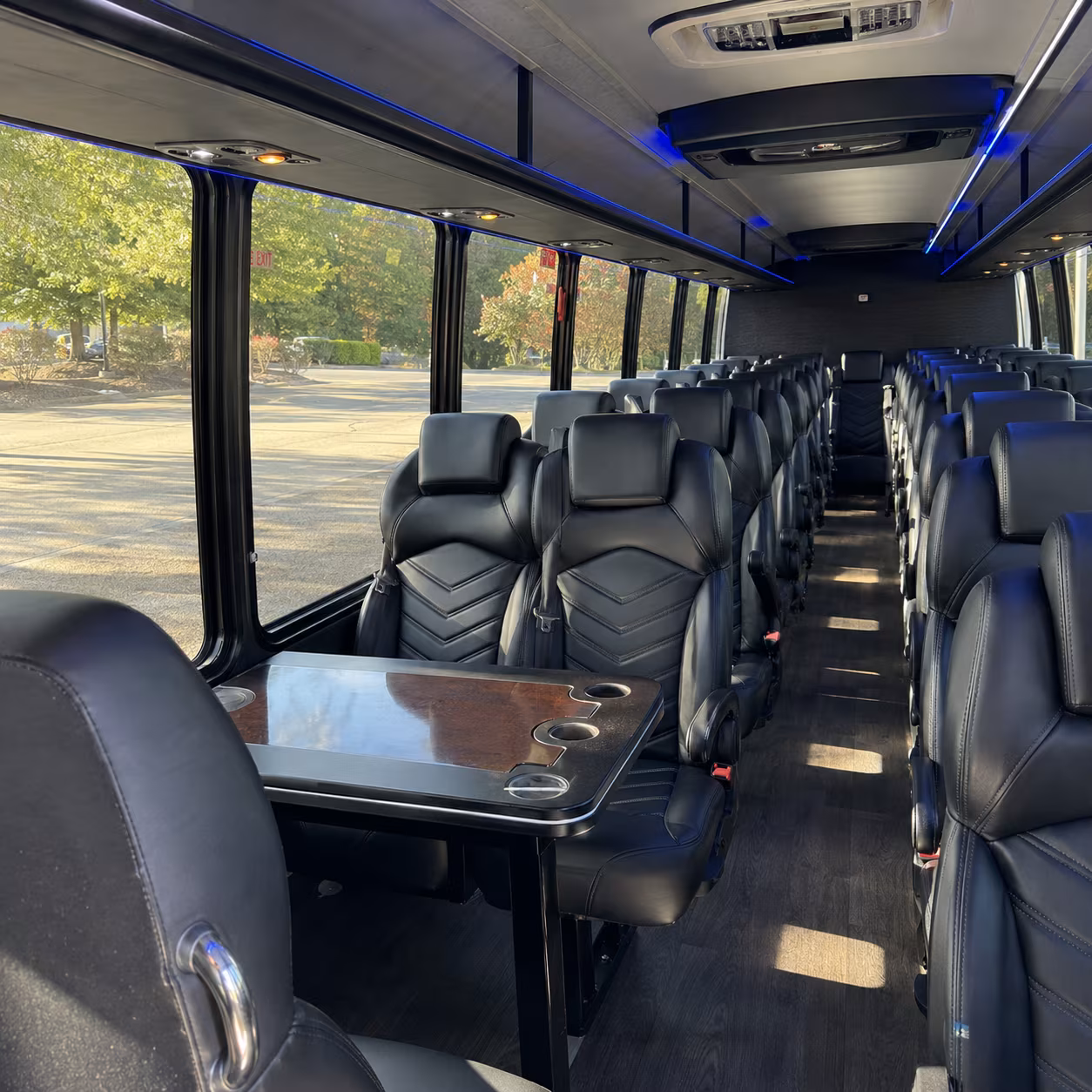 can i book a one way a round trip or a multi day package for a bus rental in bellflower