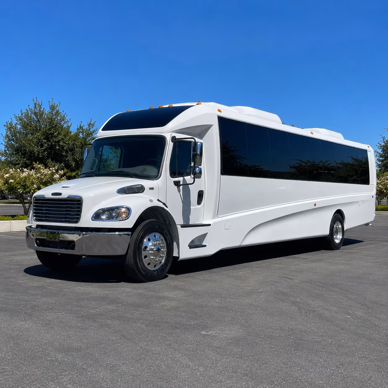shuttle buses for weekly worship services in bellflower
